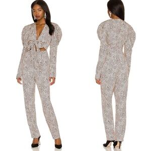NWT Lovers and Friends Miranda Jumpsuit in Cheetah Size Small
